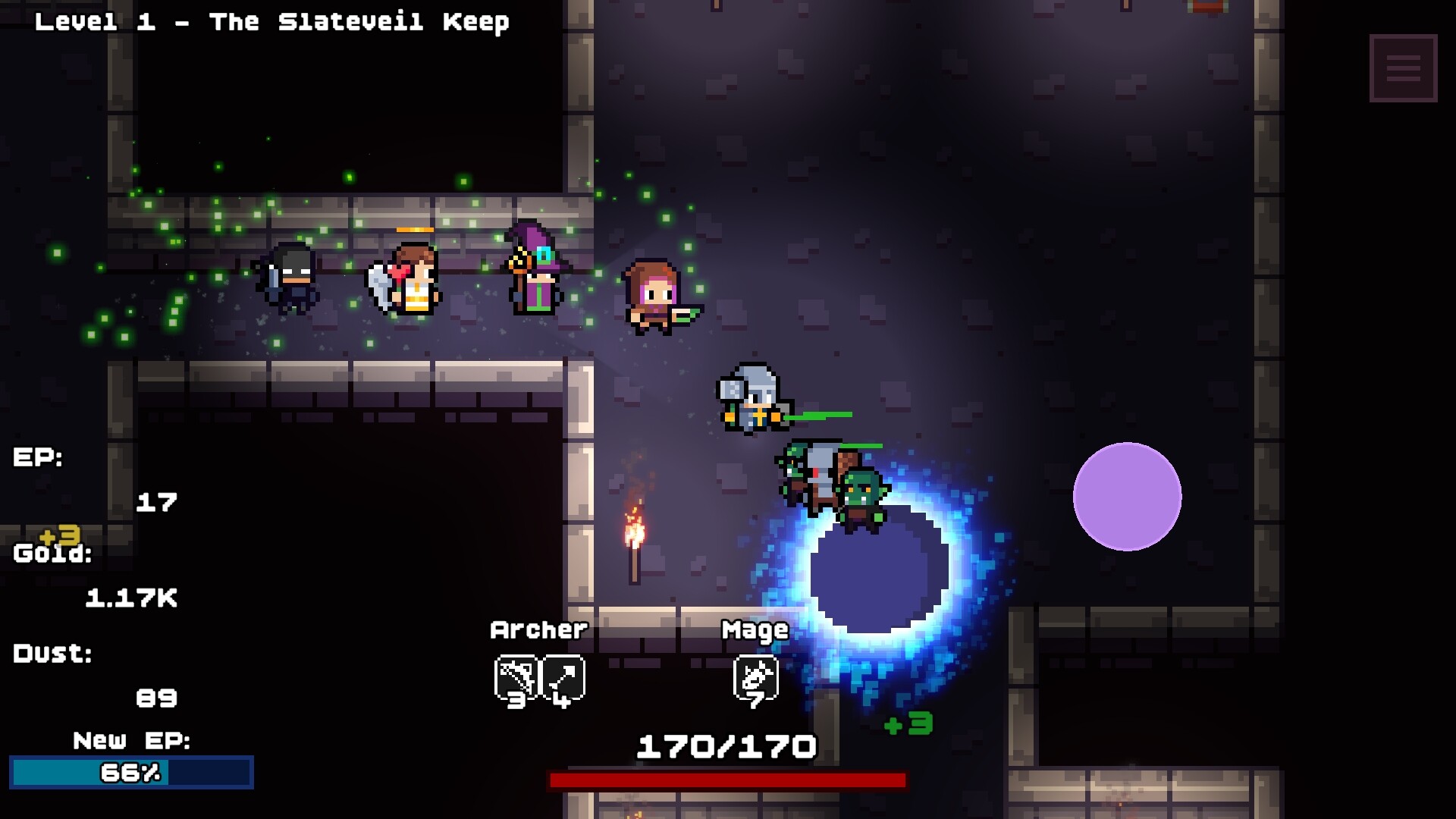 Loop Dungeon Incremental FAQ gameplay screenshot